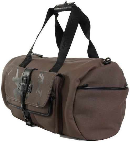 La Martina Sack Voyage Brown Fabric