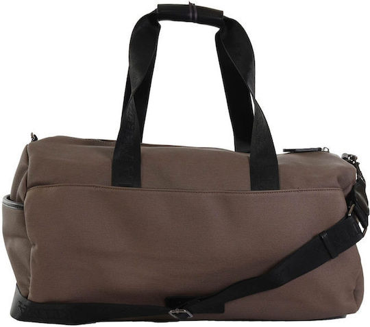 La Martina Sack Voyage Brown Fabric