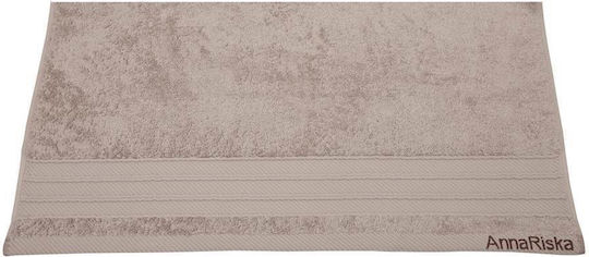 Anna Riska Πετσέτα Προσώπου Soft 50x100εκ. Sand Βάρους 600gr/m²