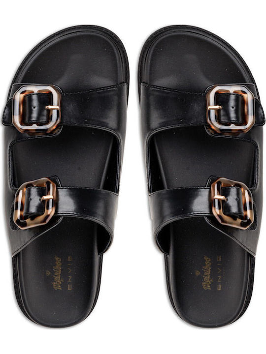 Women's Flat Sandals in Black Color Regular Fit
