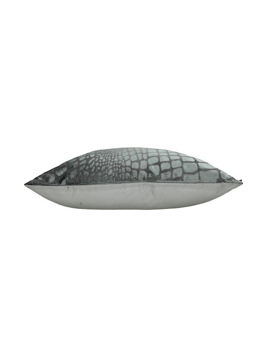 ArteLibre Sofa-Kissen aus Samt Grau 45x45cm