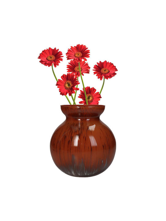 ArteLibre Decorative Vase Red 15x15x16cm