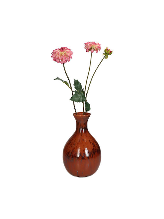 ArteLibre Decorative Vase Red 16x16x25cm