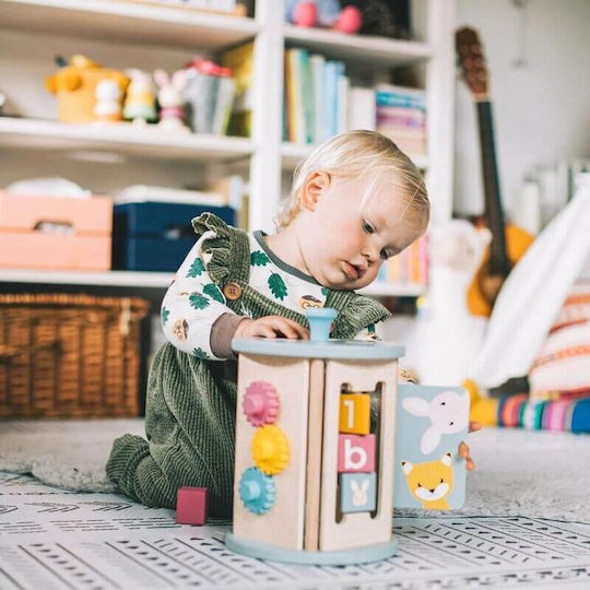 Big Jigs Roll & Crawling Toys Activity Roller made of Wood with Music for 12++ Months