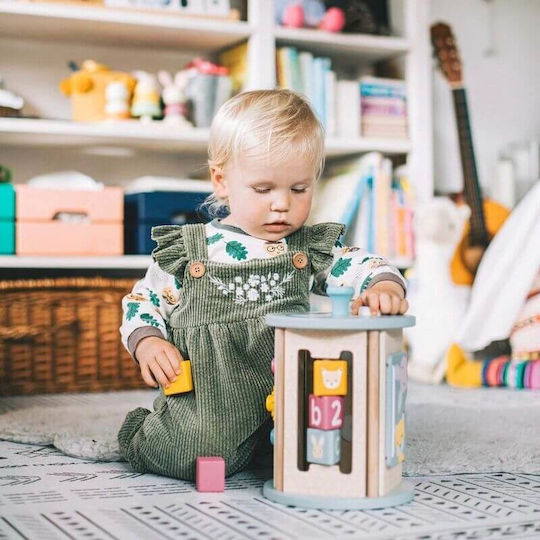 Big Jigs Roll & Crawling Toys Activity Roller made of Wood with Music for 12++ Months