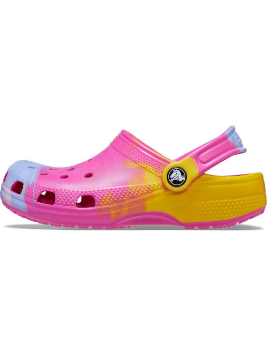 Classic Ombre Clog Παιδικά Ανατομικά Σαμπό Θαλάσσης Φούξια