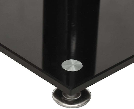 vidaXL Speaker Stands in Black Color
