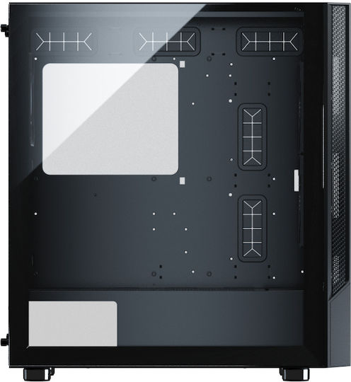 Seasonic Arch Q503 Gaming Midi-Turm Computergehäuse mit Seitenfenster Schwarz