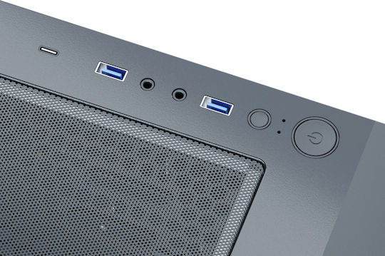 Seasonic Arch Q503 Gaming Midi-Turm Computergehäuse mit Seitenfenster Schwarz