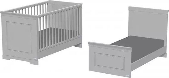 Casababy York Комплекти бебешки мебели с Креват, Комод и Гардероб Сив