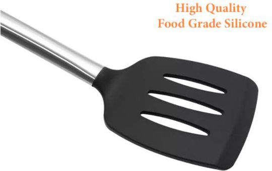 Stainless Steel Cooking Utensil Set 6 Pieces Black