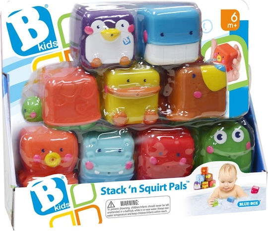 Infantino Stack N Squirt Pals Bath Toy for 6++ Months