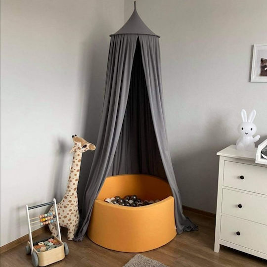 IngVart Crib Mosquito Net Gray