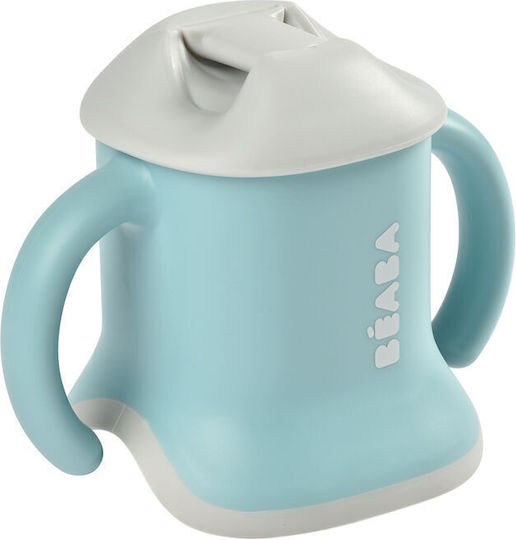 Beaba Evolutive Educational Sippy Cup Plastic with Handles Green for 4m+m+ 150ml