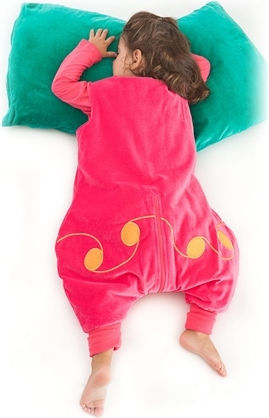 Penguinbag Winter Sleeping Bag with Feet Princess 2.5 Tog Pink