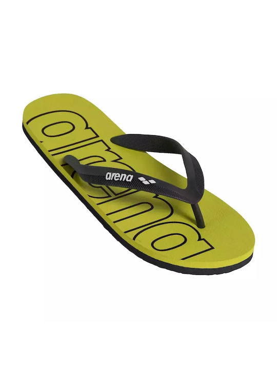 Arena Men's Flip Flops Yellow