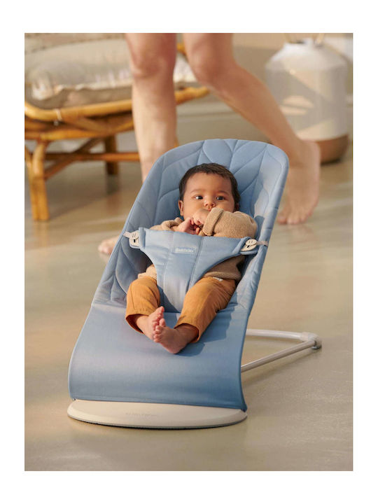 BabyBjorn Manual Baby Relax 2 in 1 Bliss Petals Blue for Child up to 13kg