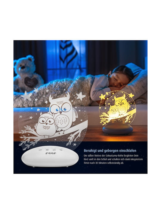 Reer Led Παιδικό Διακοσμητικό Φωτιστικό ColourLumy με Εναλλαγές Χρωματισμών Γκρι