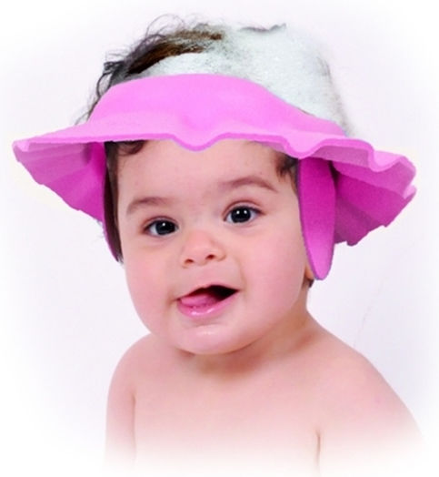 Protective Bath Cap For Eyes Pink