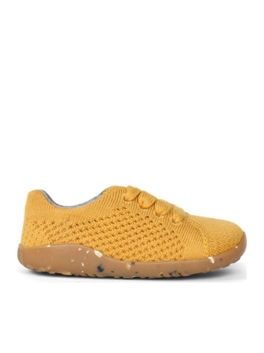 Bobux Βρεφικά Sneakers Αγκαλιάς Κίτρινα