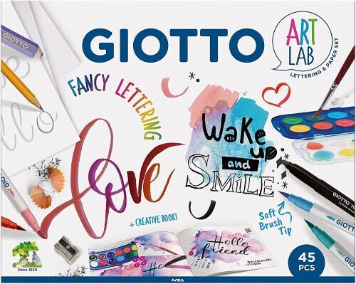 Giotto Art Lab Fanci Lettering Σετ Ζωγραφικής 45τμχ