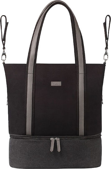 Babyono Τσάντα-Αλλαξιέρα Ώμου/Χειρός Comfort Supreme Black