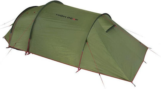High Peak Falcon 3 Σκηνή Camping Τούνελ Ορειβασίας Πράσινη 4 Εποχών για 3 Άτομα Αδιάβροχη 3000mm 400x200x130εκ.