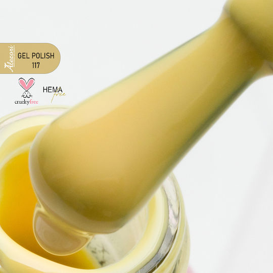 Alezori Classic Ημιμόνιμο Βερνίκι Νυχιών 117 Banana Yellow 15ml