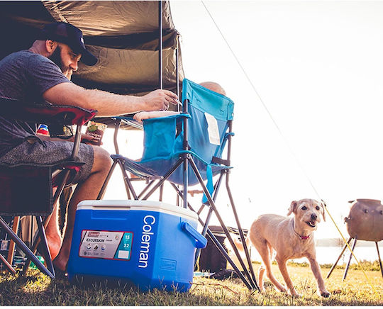 Coleman Performance Tricolor 16 Portable Fridge 15L Blue