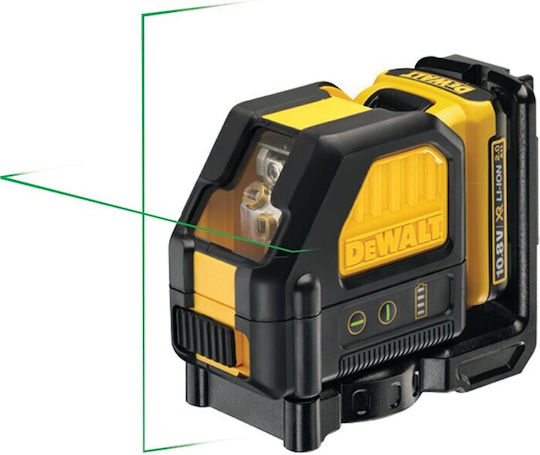 DEWALT Αυτορυθμιζόμενο Γραμμικό Αλφάδι Laser Πράσινης Δέσμης 10.8V με Εύρος Εργασίας 30m