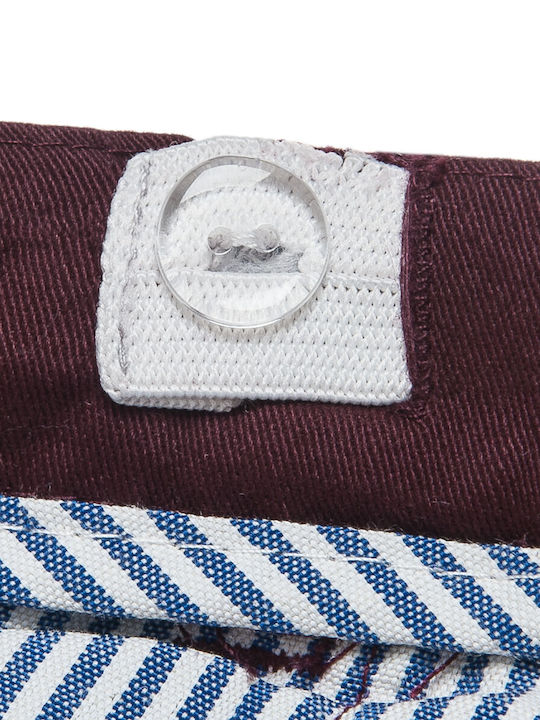 Alouette Kids Fabric Chino Trousres Burgundy