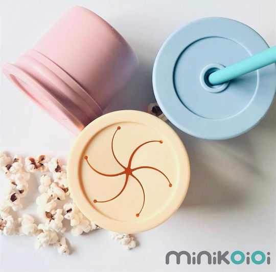 Minikoioi 101100101 0022382 Πλαστικό Παιδικό Δοχείο Φαγητού Ροζ