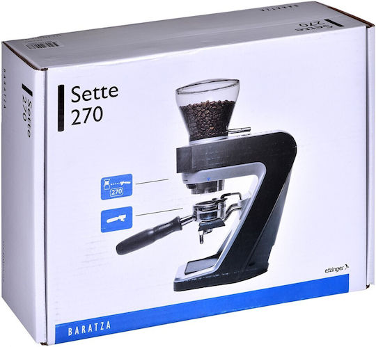 Baratza Sette 270 Mühle für gewerbliche Kaffee Abrufbar 280W mit X-Lagerkapazität 400gr