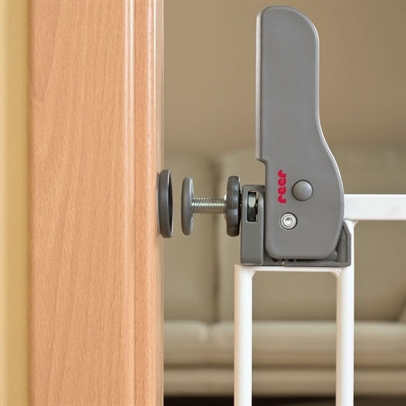 Reer Foldable Security Door Metal in White Colour 73cm