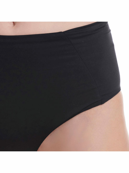 Bikini Slip Ψηλόμεσο Μαύρο