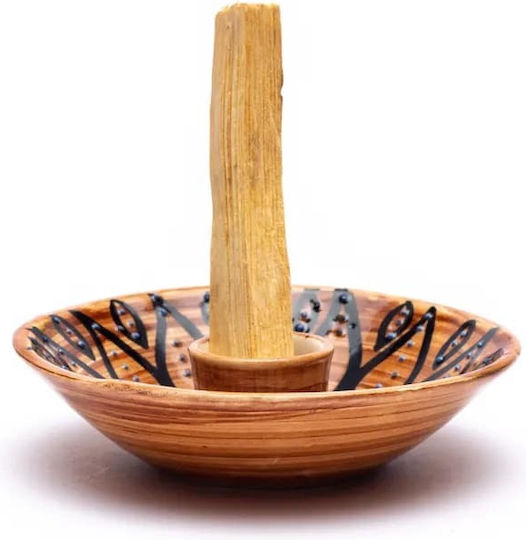Incense Stick Holder Ceramic Incense Holder in Brown Color for Palo Santo Sticks 2062