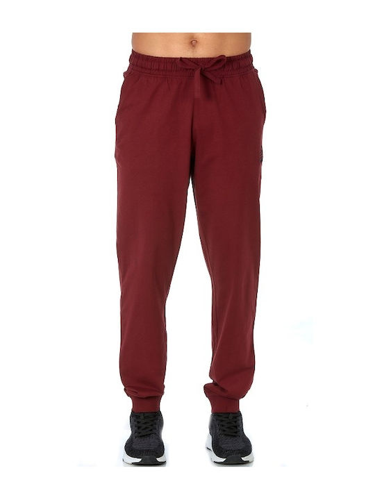 Pantaloni de trening cu Elastic Burgundy