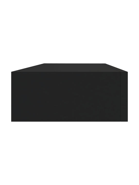 Raft Perete Negru 60x23.5x10cm