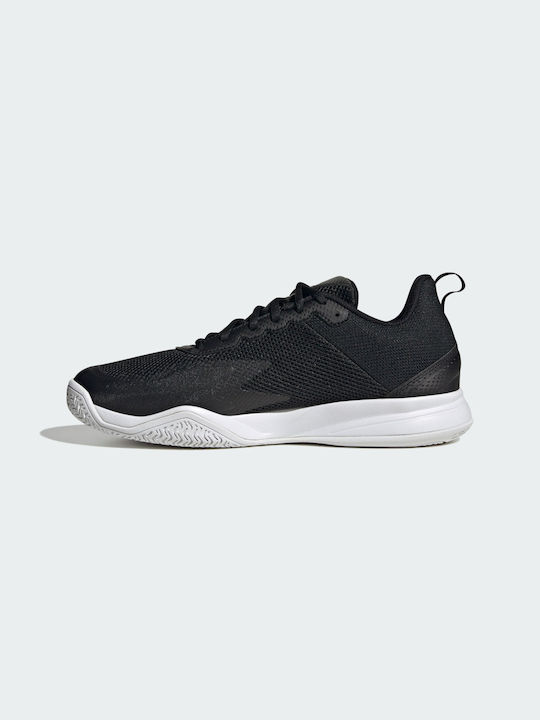 Adidas Courtflash Speed Ανδρικά Παπούτσια Τένις για Όλα τα Γήπεδα Core Black / Cloud White / Matte Silver