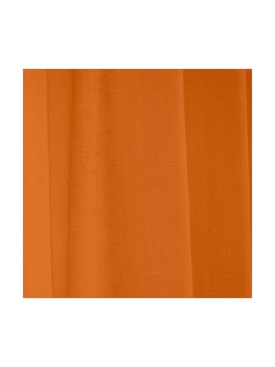 Lino Home Vorhang mit Bleistiftfalten Line 503 Orange 145x295cm