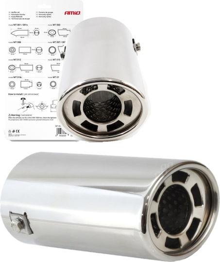 AMiO Auspufftopf Universal 42-67 mm