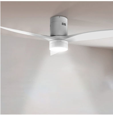 Cecotec Energy Silence Aero 5600 08238 Ceiling Fan 132cm with Light, WiFi, and Remote Control White