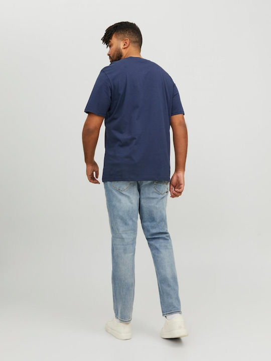 Jack & Jones Ανδρικό T-shirt Κοντομάνικο Mood Indigo