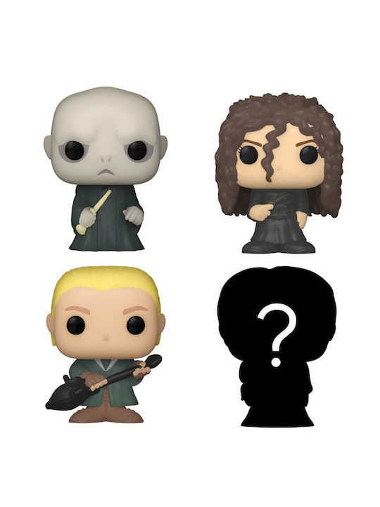 Funko Bitty Pop! Movies: Lord Voldemort, Draco Malfoy, Bellatrix Lestrange & Mystery 4τμχ