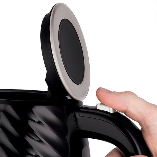 Russell Hobbs Groove Βραστήρας 1.7lt 2400W Μαύρος