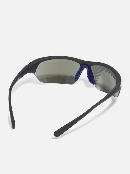 Nike Skylon Ace Men's Sunglasses with Gray Plastic Frame and Blue Mirror Lens FQ4683-014