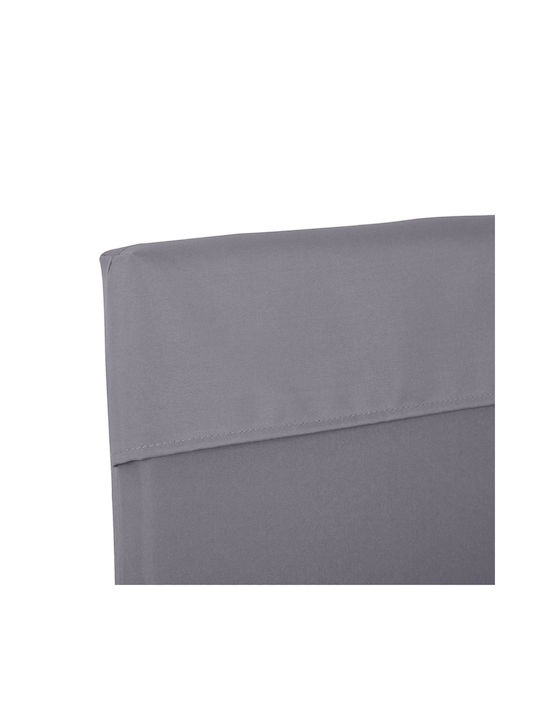 Outsunny Μαξιλάρι Καναπέ Κήπου με Πλάτη Γκρι 2τμχ 130x45εκ.