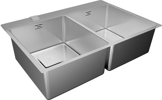 Teka ForLinea RS15 2B 740 Auto Ένθετος Inox Σατινέ Μ74xΠ50cm Ασημί Teka ForLinea RS15 2B 740 Auto Ένθετος Inox Σατινέ Μ74xΠ50cm Ασημί