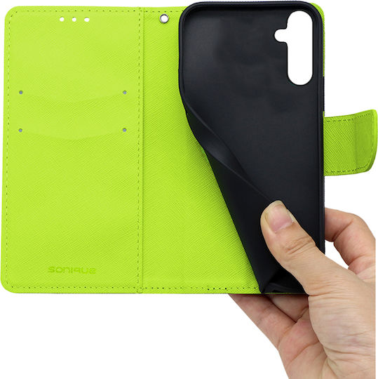 Sonique Trend Book Δερματίνης / Σιλικόνης Navy Μπλε (Galaxy A34)