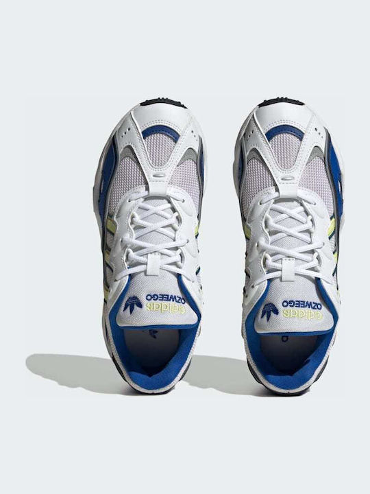 Ozweego Чънки Маратонки Cloud White / Pulse Yellow / Royal Blue